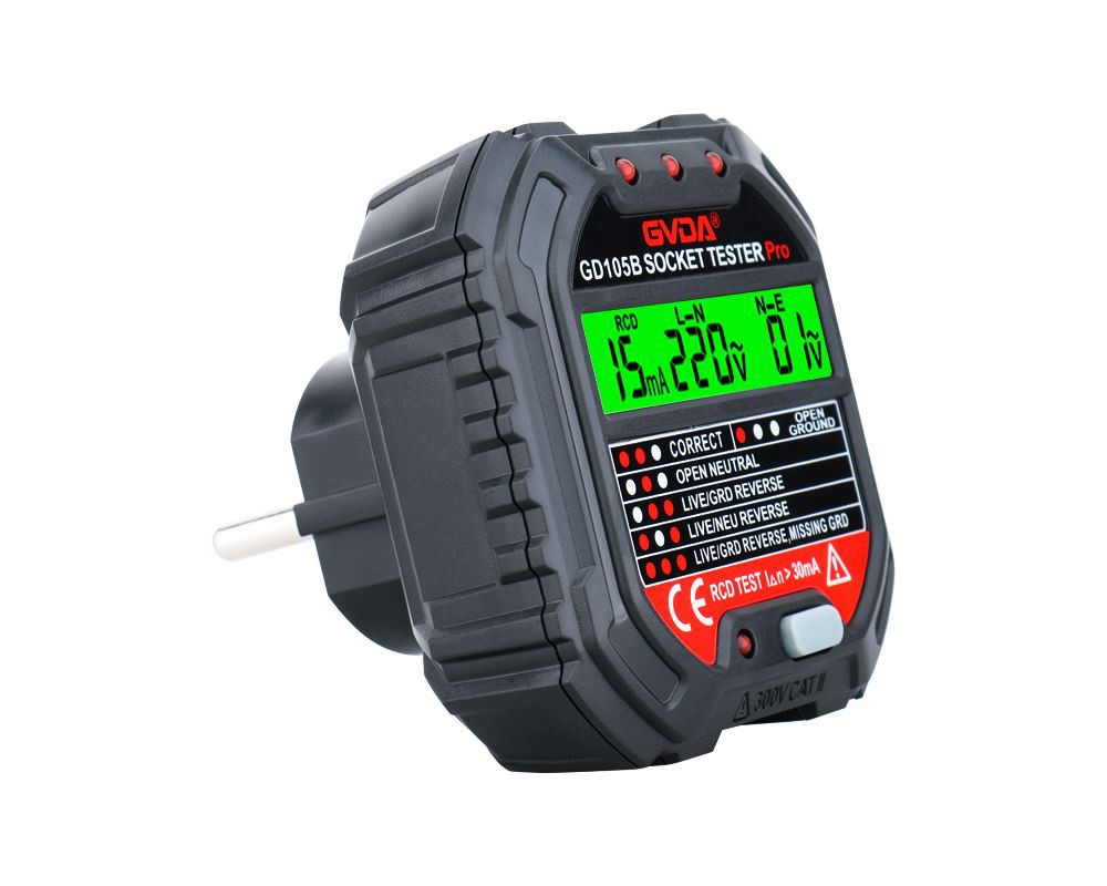 RCD (sau GFCI) Testul testerului de prize